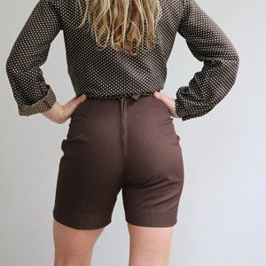 1960's Murr's Dark Shorts // Women's Size Double Extra Small to Extra Small